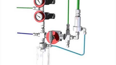 Closed Loop Sampling System S32 Back Purge Configuration  With Venturi Unit  E3