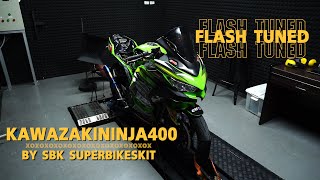 Kawasaki Ninja400 flash tuned ECU by SBK Superbikeskit TH