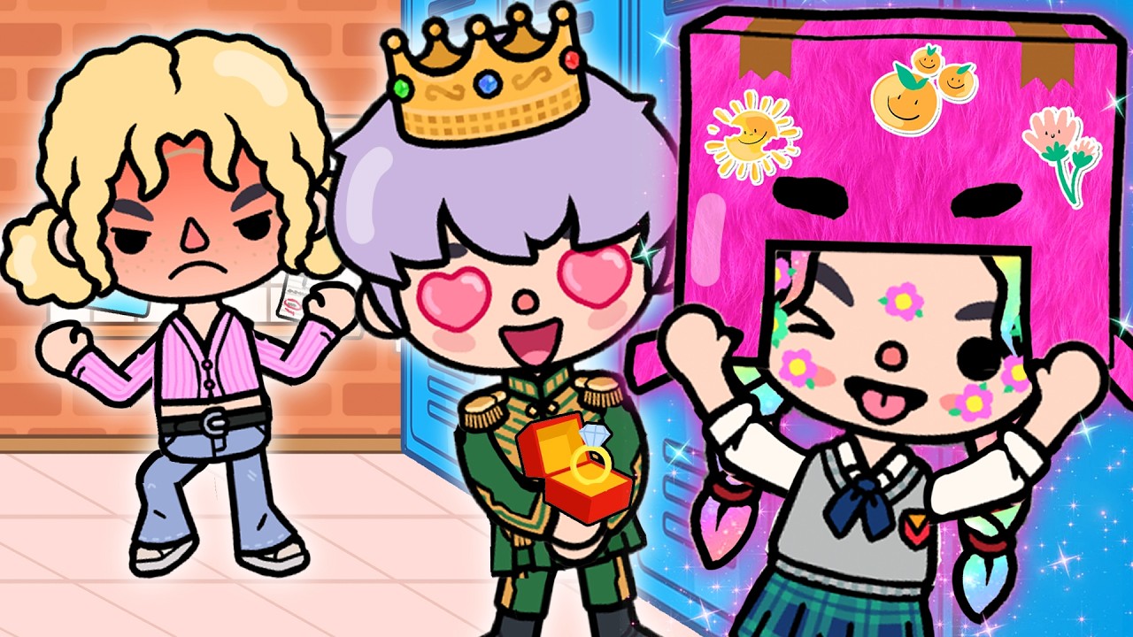 Rainbow And Ugly Love Challenge | Toca Life Story | Toca Boca