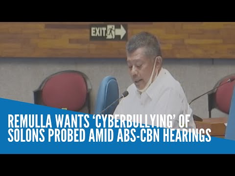 Remulla wants ‘cyberbullying’ of solons probed amid ABS-CBN hearings