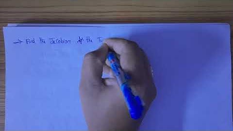 Jacobian theory #robotics