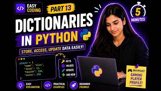 Python Dictionaries Finally Make Sense !🔥 Learn Them in 5 Minutes | Part 13