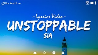 Sia - Unstoppable (Cover By Honeyfox, lost., Pop Mage) | Lyrics Video Resimi