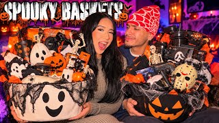 WE MADE SPOOKY BASKETS *BASKET SWAP*  Update
