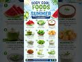 Your Body Overheating? These 10 Foods Fix It #StayHydrated #NutritionTips #SummerFoods