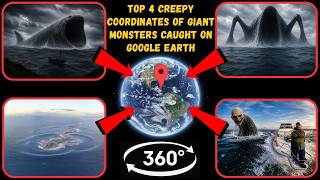 Video 360° - Top 4 creepy coordinates of giant monsters caught on Google Earth!