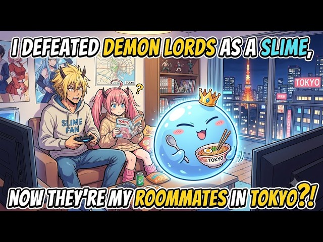 I Defeated Demon Lords as a Slime, Now They're My Roommates in