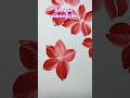 wow😱 Easy One stroke painting 🎨 flower #shorts #youtubeshorts #viral #flowers #painting