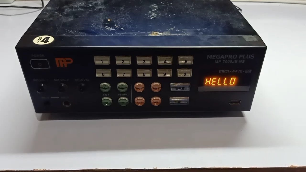 Megapro player walang video