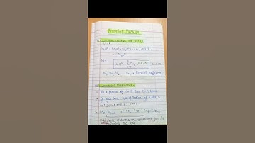 BINOMIAL THEOREM : HANDWRITTEN NOTES | JEE MAINS | MATHS #cbse #shorts #jeemains #maths