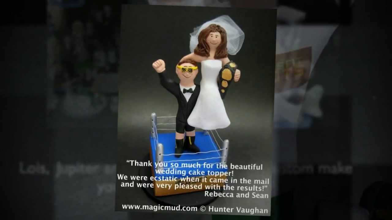 WWE Wrestlers Wedding  Cake  Toppers YouTube