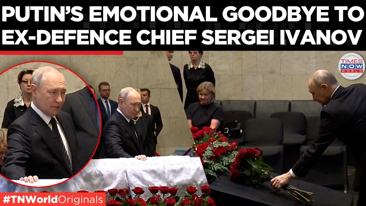 WATCH: Putin gets emotional while he pays tribute to former Defense Minister Sergei Ivanov | Russia