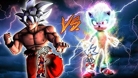 Blizzard Goku V2 OP(New) VS Sonic Chaos RN OP in Jump Force Mugen