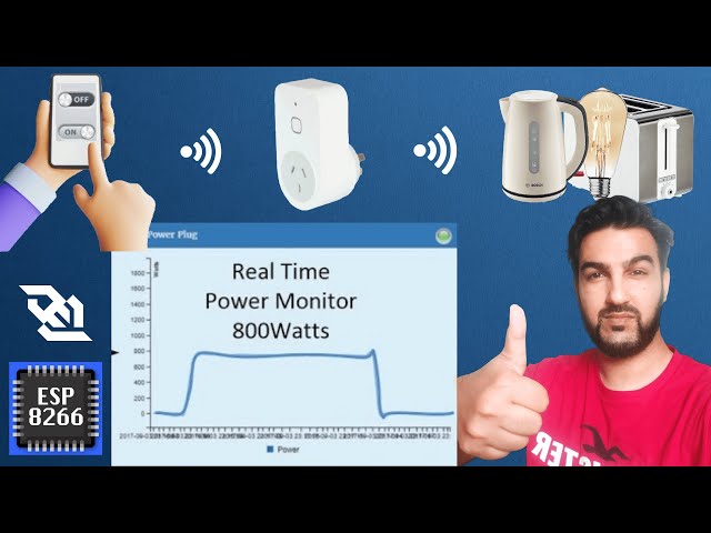 Diy Smart Power Plug using ESP8266 | Smart Switch ESP8266 | Home Automation 2022