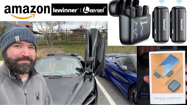 iPhone Wireless Microphone on a budget REVIEW - Leereel Wireless Dual Lapel Microphone