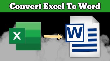 How to Convert Excel File into Word File 2025 New Trick || Hindi Tutorial