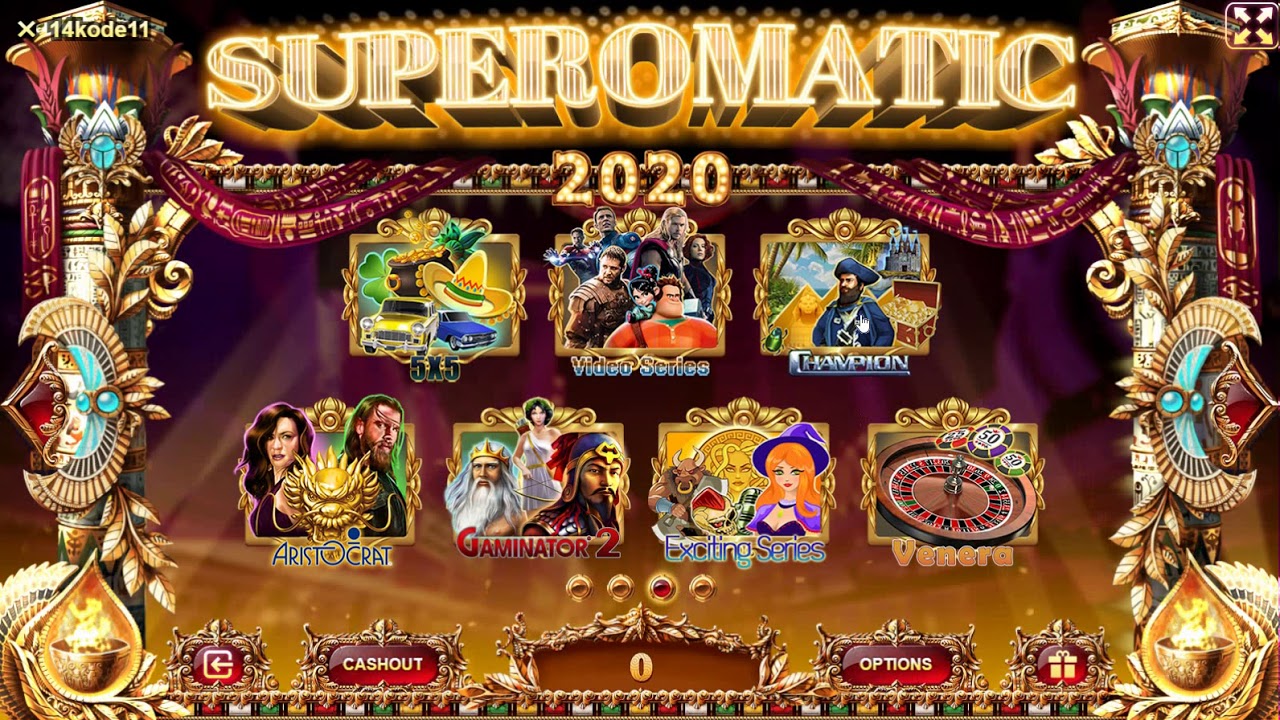 Лобби игровой системе Superomatic Casino