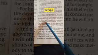 Psalms 27 : 5 - Verse of the Day #bibleverse