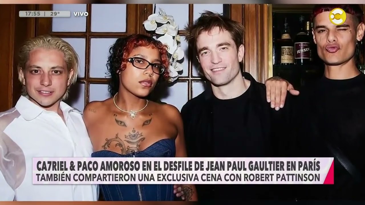 Ca7riel & Paco Amoroso en el desfile de Jean Paul Gaultier en París │DSV│ 30-01-2025