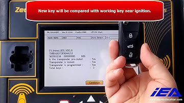 Skoda Super B 2015 Proximity (Keyless Go) Key Programming with Zed FULL