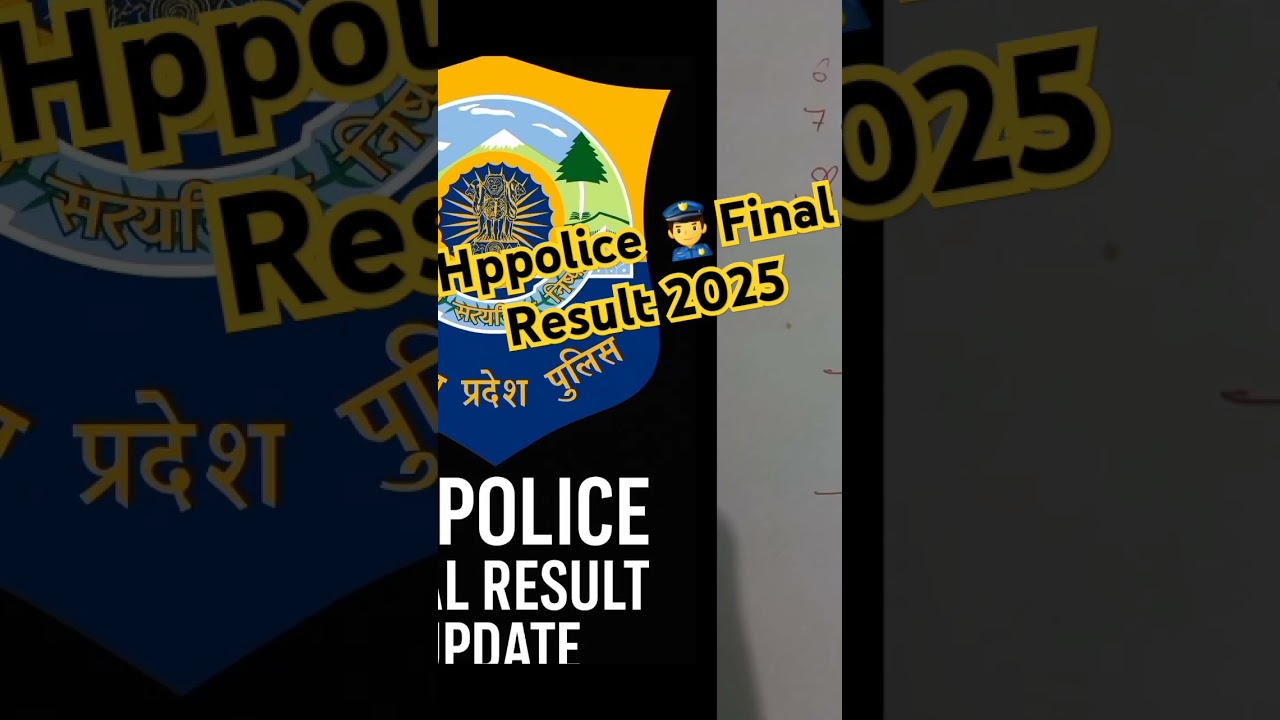 Hp Police Final Result update 