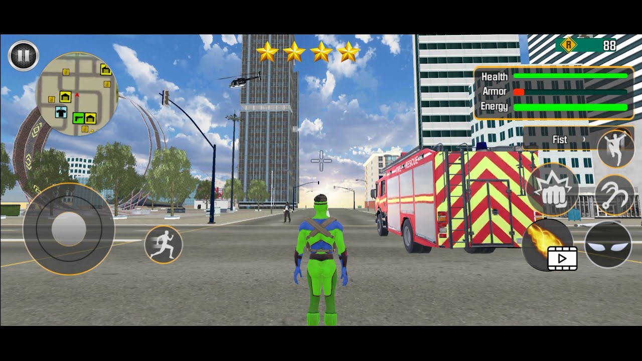 Super Rope Hero : Flying City | Android Game | Landscape Game Play | GAMES INFO | G - I |