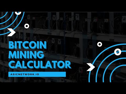 Bitcoin Mining Profitability Calculator By ASIC Network