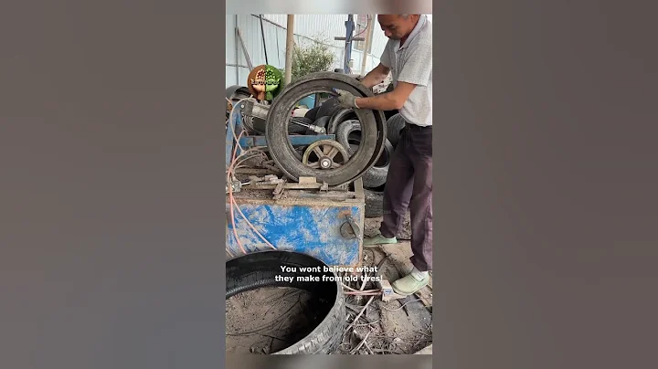 Recycled Tires  From Trash to Treasure! ♻️