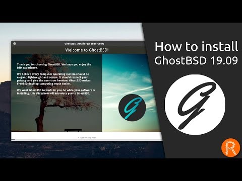 Wie installiert man Ghostbsd 19.09.