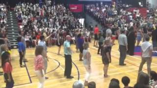 SAS Middle School Teacher Flash Mob 2015