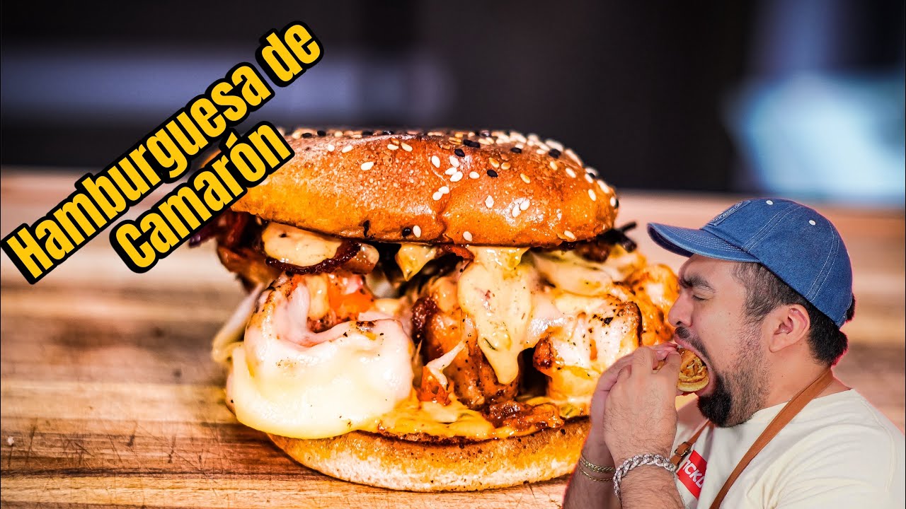 Hamburguesa De Camarón I Rockstar Chef
