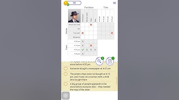 CROSS LOGIC | 1ST CASE | CLUE 3 | Logic-puzzles Game