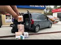 Bought a mini mercedes citan delivery van for my auto parts store 118 scale  diecast model cars