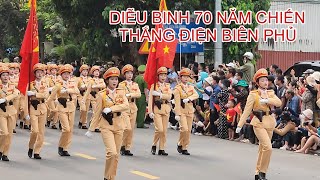 General review of the military parade commemorating the 70th anniversary of the Dien BienPhu victory