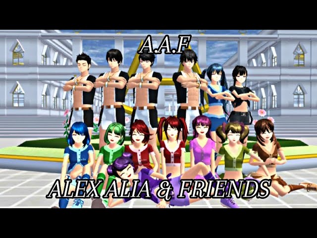 Perkenalkan Pemeran A.A.F ALEX ALIA AND FRIENDS 😎 #sakuraschoolsimulator class=