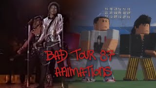 My Bad Tour 87 Animations