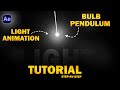 Light Bulb Pendulum Animation in After Effects | after effects text animation tutorial |