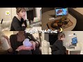【night routine 】食欲の秋🍁のユルユルな夜の過ごし方🌃日本での韓国語勉強のやり方📖✍