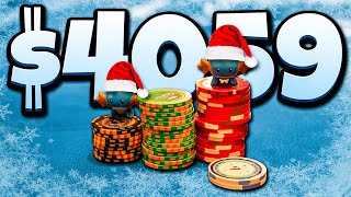 Hitting a MIRACLE RIVER against ALL IN Opponent! | Wolfmas Poker Day #7