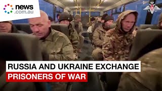 Russia and Ukraine undertake massive prisoner swap