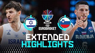 Israel 🇮🇱 vs Slovenia 🇸🇮 | Extended Highlights | FIBA EuroBasket 2025