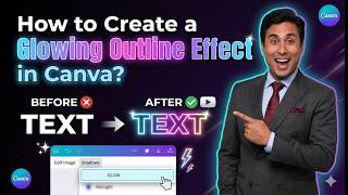How to Create a Glowing Outline Effect in Canva?