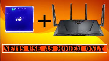 configure netis for modem only