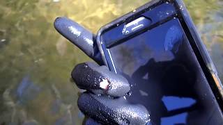 River Hunting Found Lost Marble, Skull Ring And Cell Phones Nugget Noggin