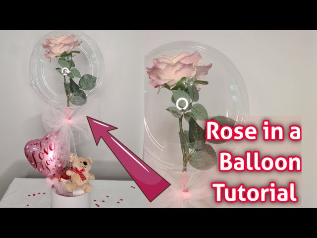 easy balloon inside filler confetti rose