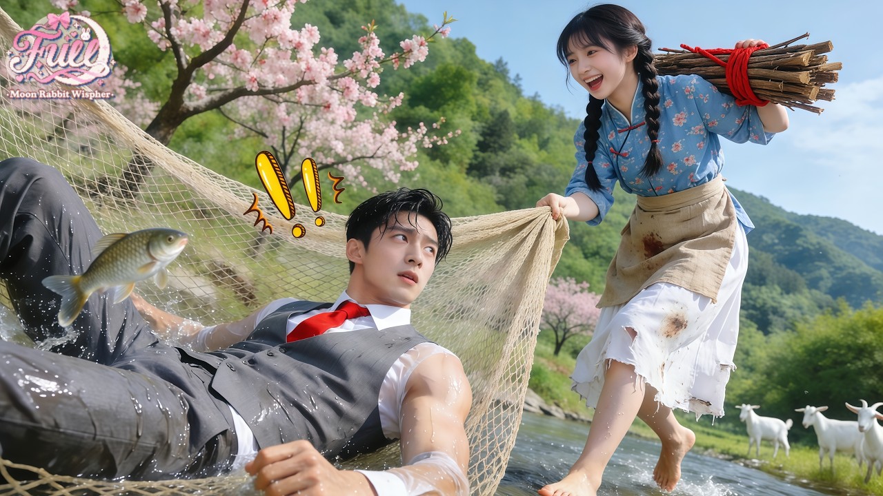 Terminally Ill CEO Tries Jump Into River,But Village Girl Gathering Firewood Saves Him—Love Begins!