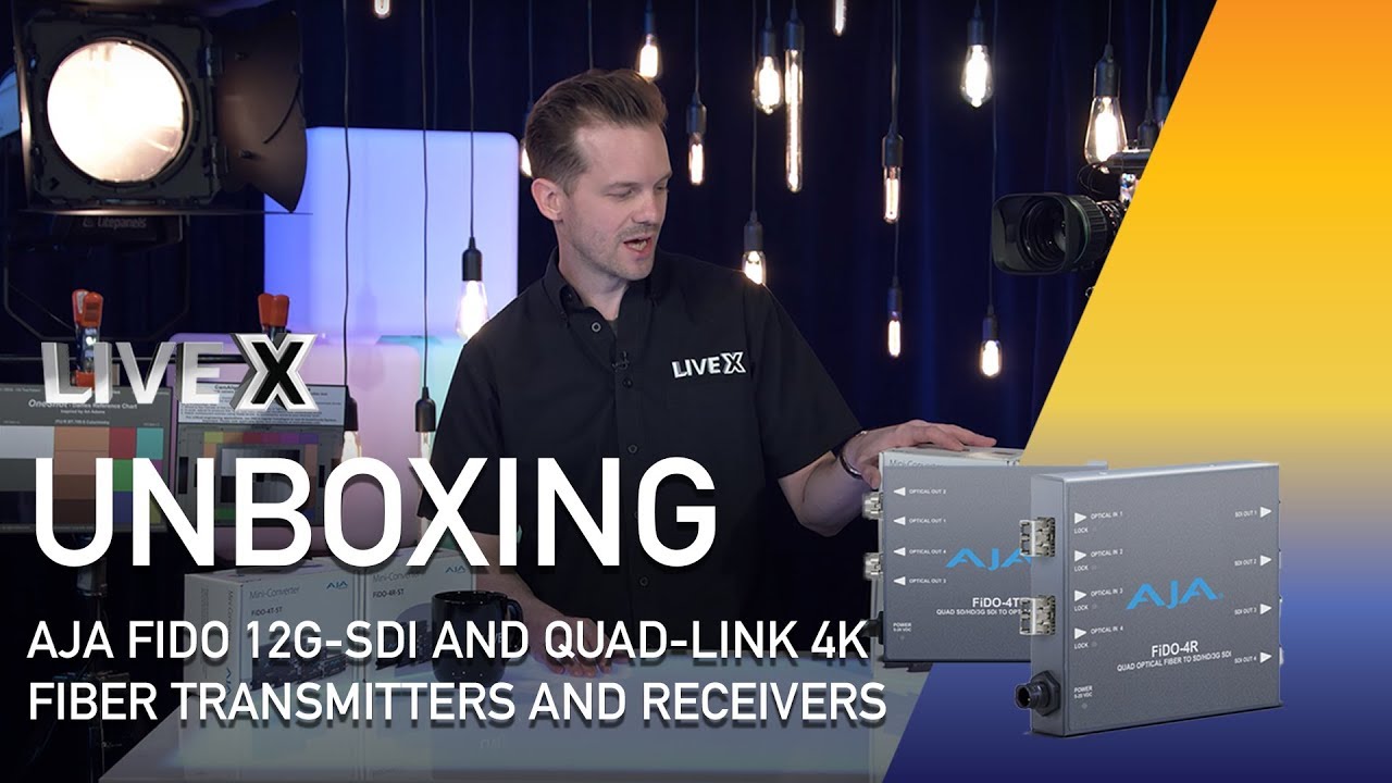 Unboxing: AJA FIDO 12G-SDI and Quad-Link 4K Fiber Transmitters and