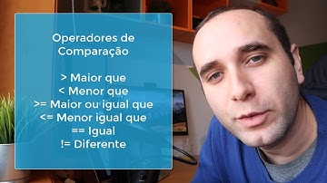 OPERADORES DE COMPARAÇÃO EM PROGRAMAÇÃO (PYTHON TUTORIAL #11)