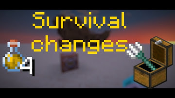 First version of my unnamed Survival pack - datapack devlog 3