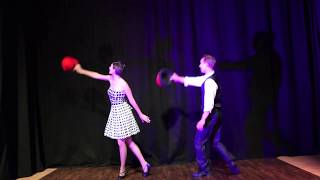 Mike Rollins and Samaki - Hat Juggling Duo